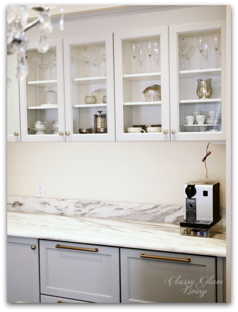 Glass door upper cabinets outlet